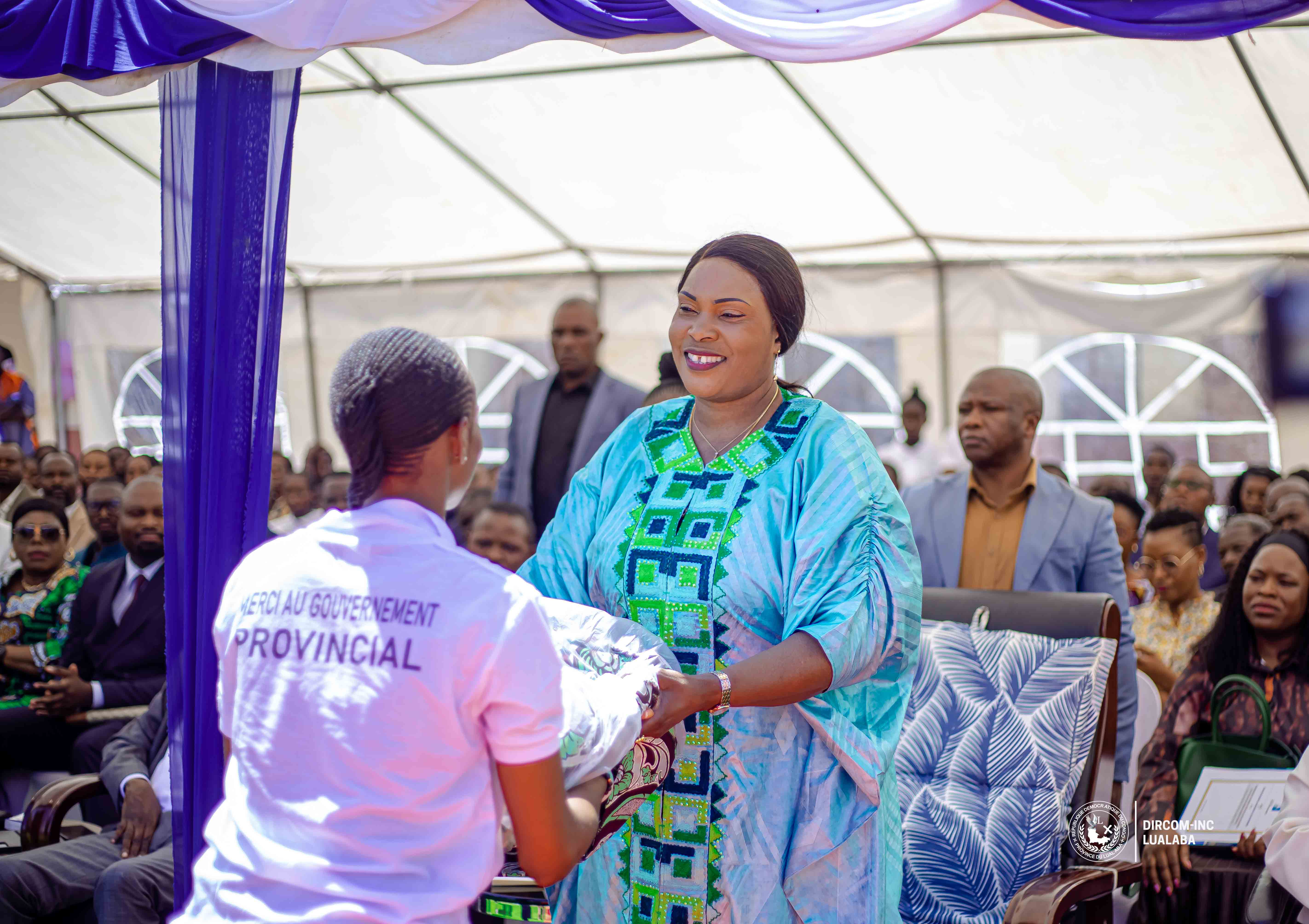 KOLWEZI: FIFI MASUKA INAUGURE DE NOUVEAUX BÂTIMENTS POUR LES ELEVES SOURDS-MUETS DE L'ECOLE EPHATA
